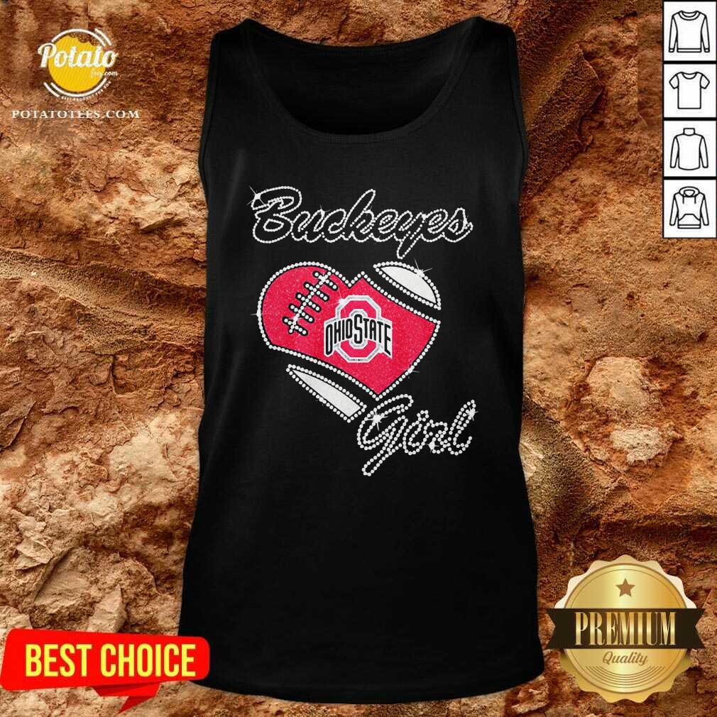 Good Diamond Heart Ohio State Buckeyes Girl Shirt