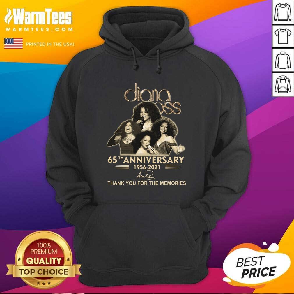 Good Diana Ross 65th Anniversary Thank You For The Memories Signature Shirt
