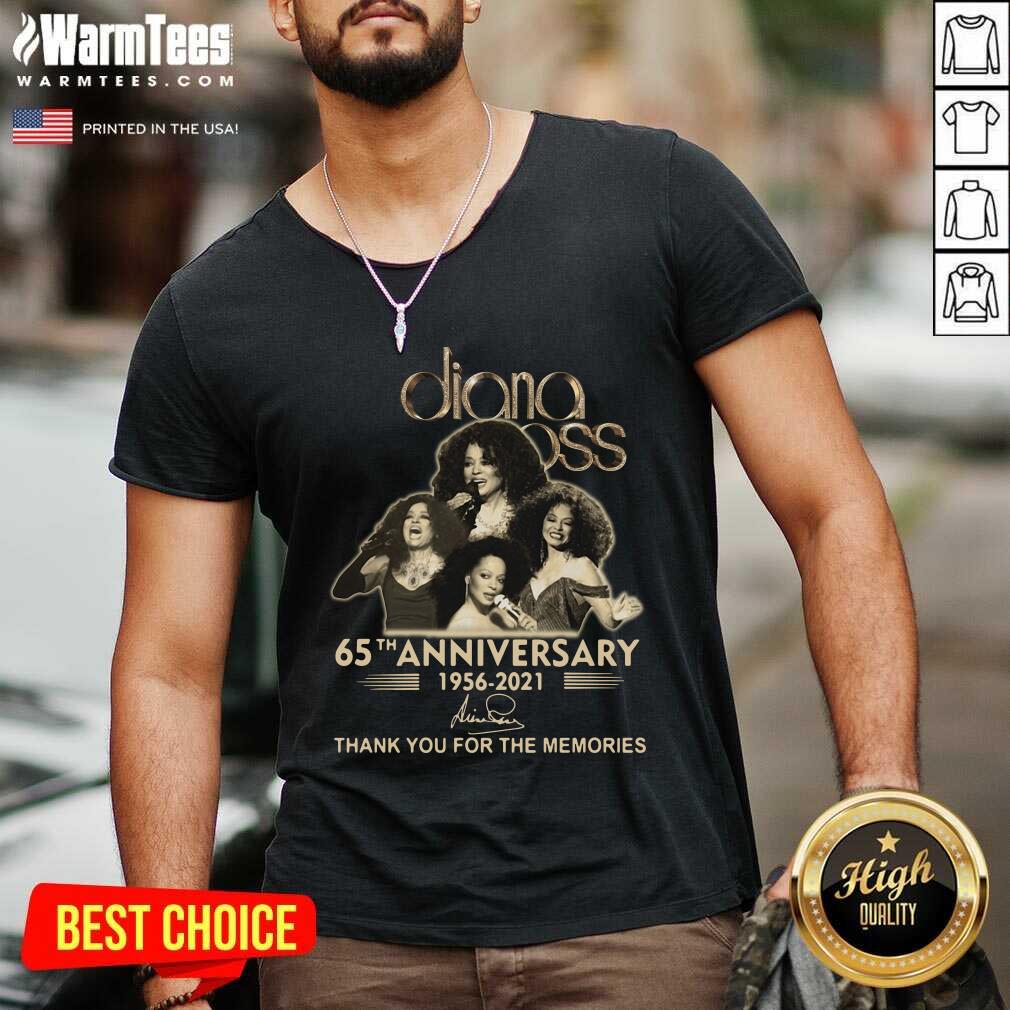 Good Diana Ross 65th Anniversary Thank You For The Memories Signature Shirt