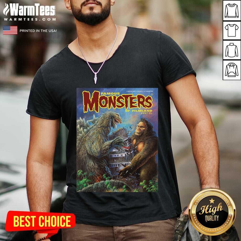 Good Godzilla Vs King Kong Famous Monsters Of Filmland Shirt