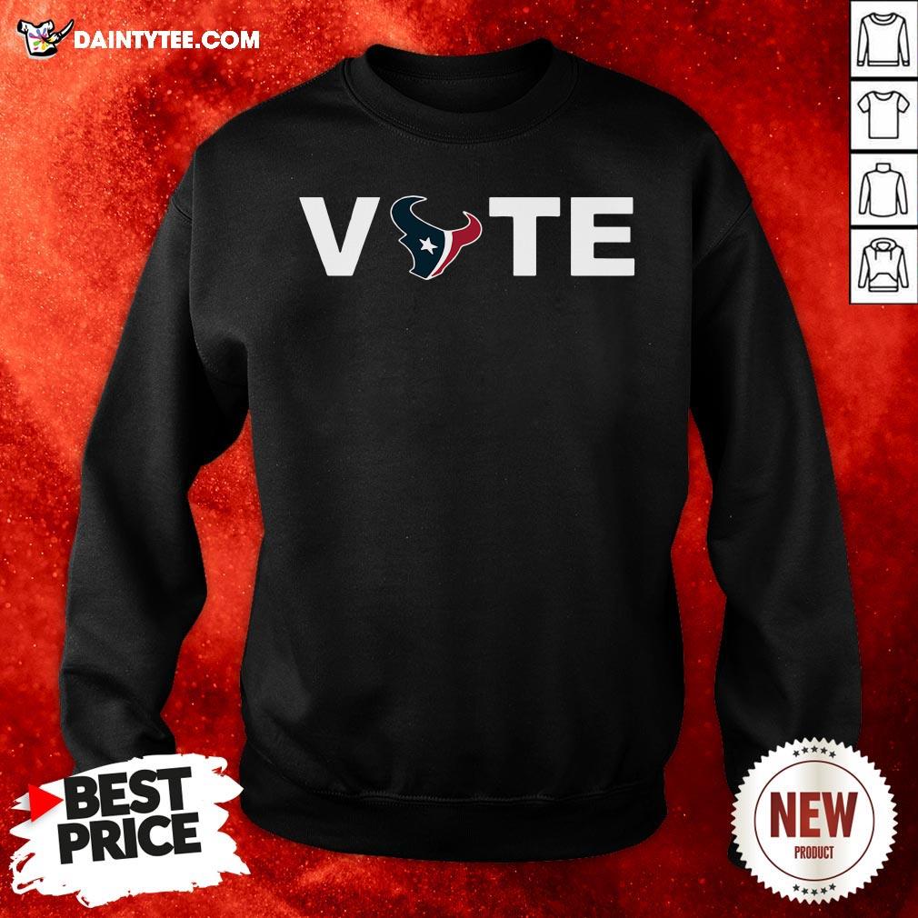 Good Houston Texans Vote Tee Shirt