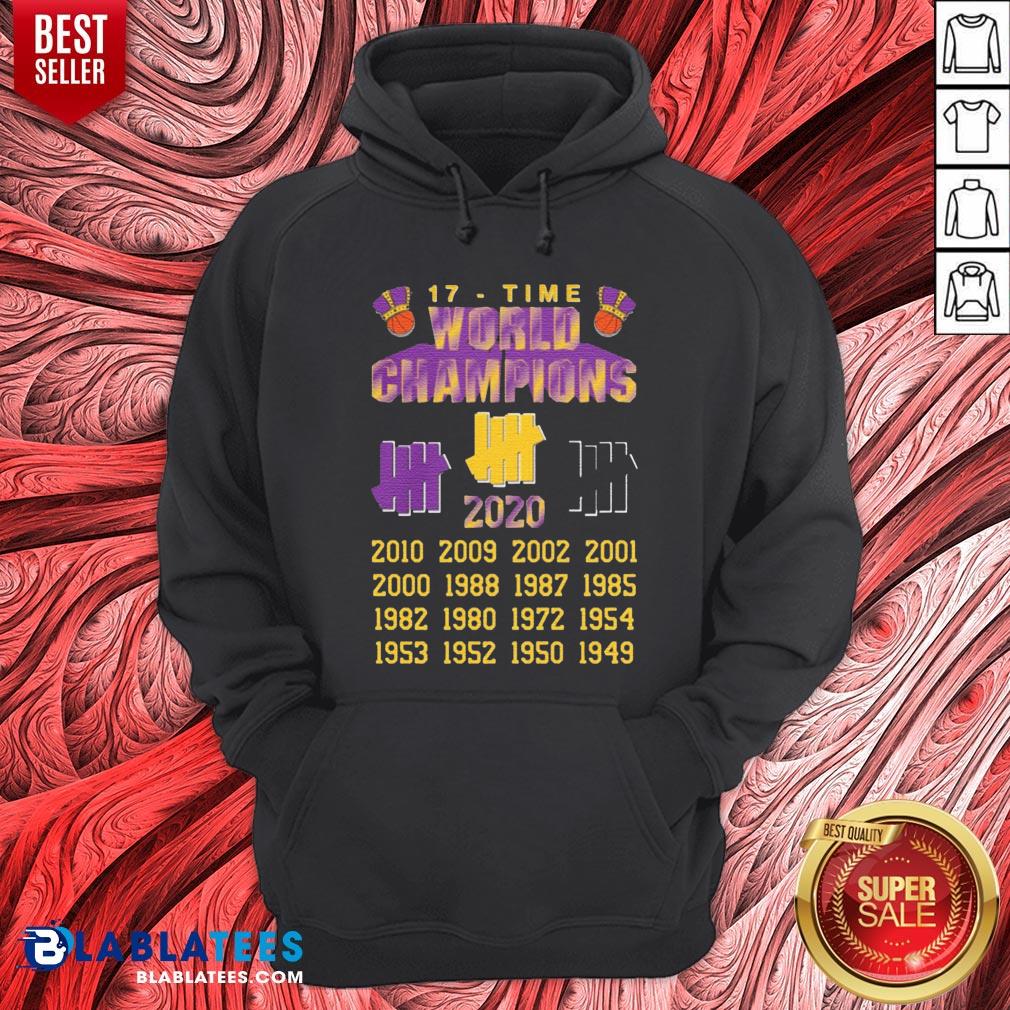 Good Undefeated Lakers 17 Time Champion Shirt