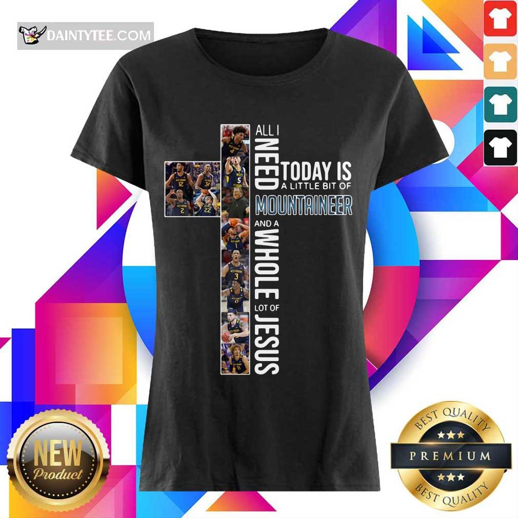 Good West Virginia Mountaineers Whole Jesus Shirt