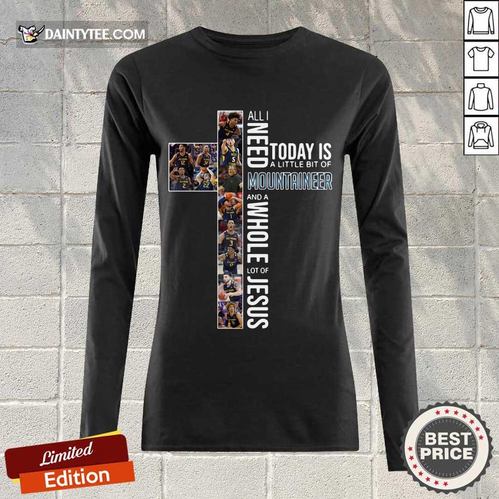 Good West Virginia Mountaineers Whole Jesus Shirt
