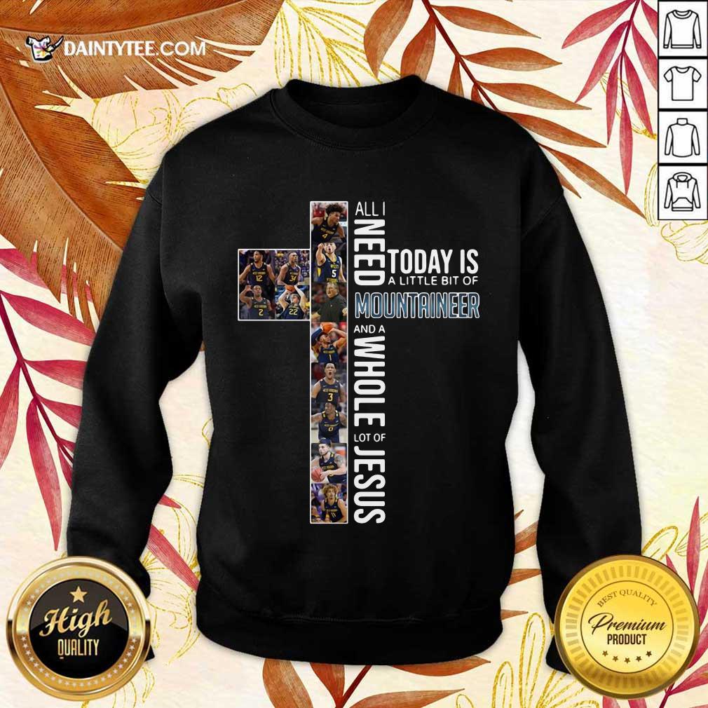 Good West Virginia Mountaineers Whole Jesus Shirt