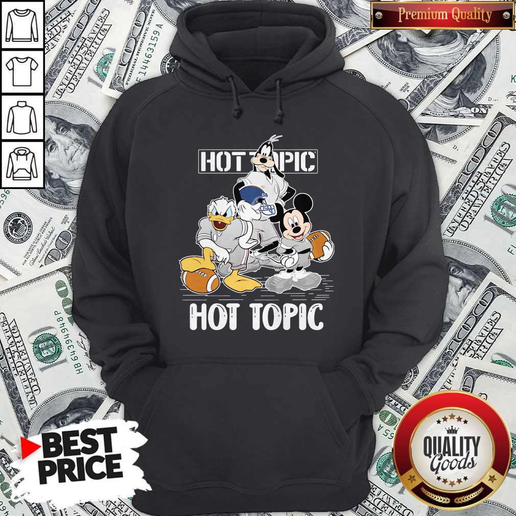 Goofy Donald Duck And Mickey Mouse Football Player Hot Topic Shirt