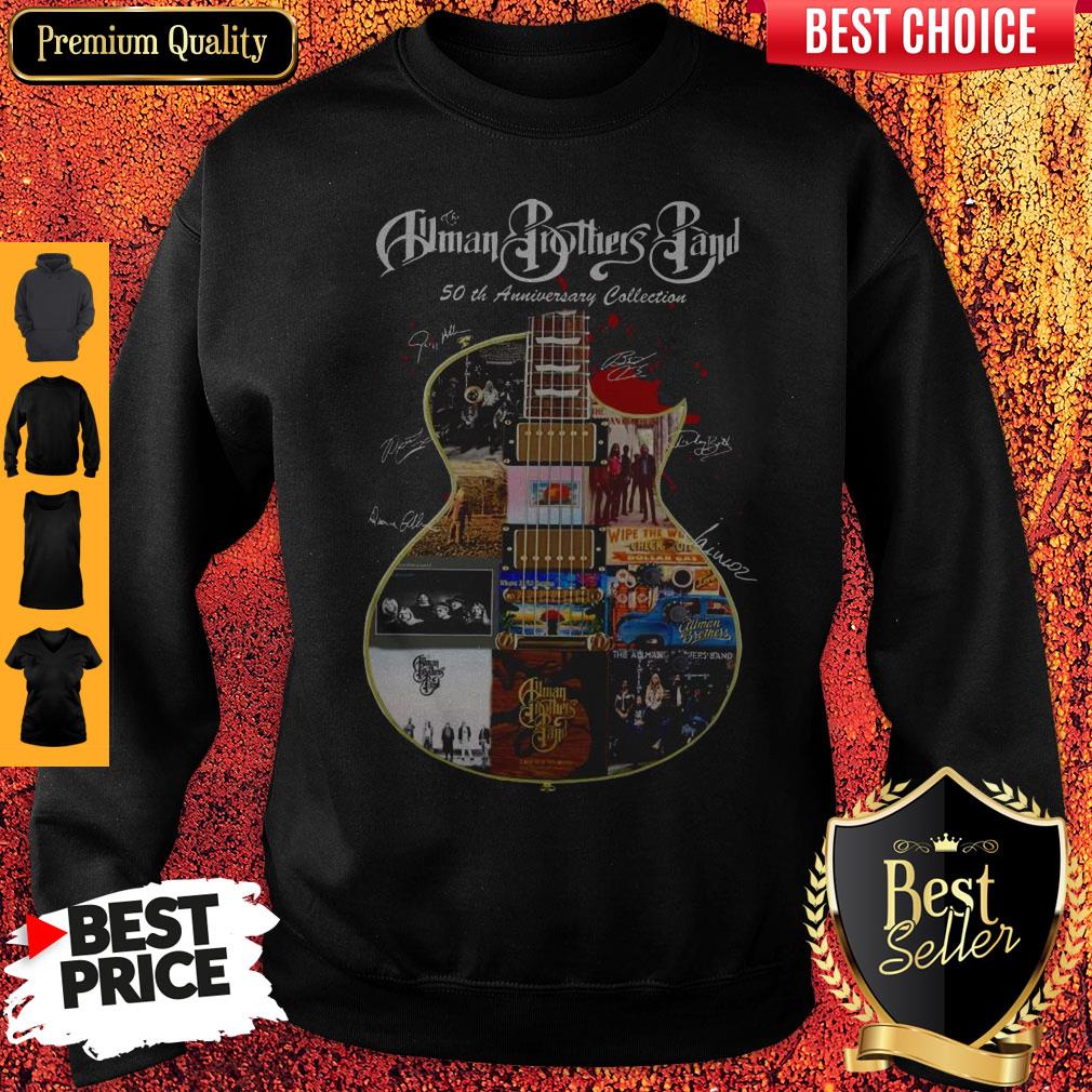Guitar Allman Brothers Band 50th Anniversary Collection Signature Shirt