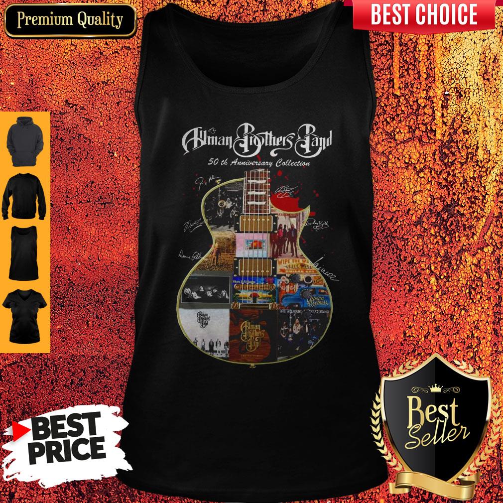 Guitar Allman Brothers Band 50th Anniversary Collection Signature Shirt