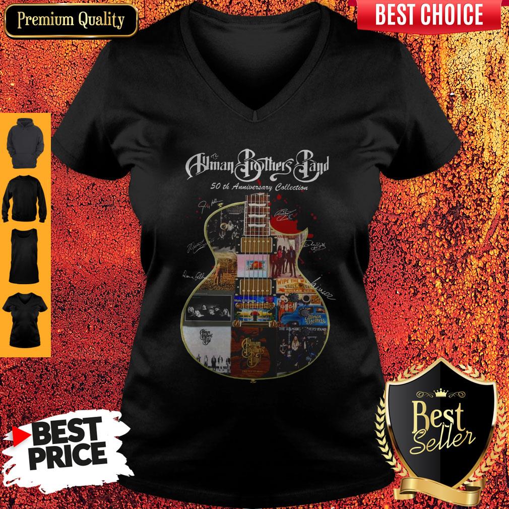 Guitar Allman Brothers Band 50th Anniversary Collection Signature Shirt