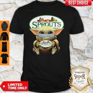 Official Baby Yoda Face Mask Sprouts Farmers Market Shirt