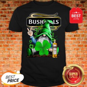 Gnome And Bushmills Irish Whiskey Shamrock St Patrick's Day Shirt