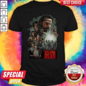 Top The Walking Dead Signatures Shirt