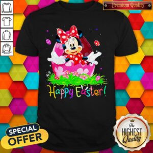 Cute Minnie Mouse Easter Egg Happy Easter Shirt
