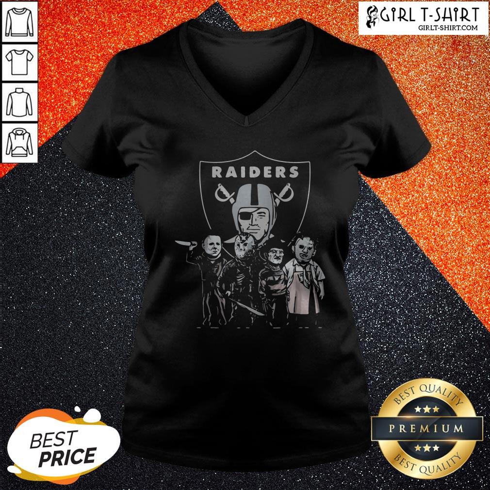 Halloween Horror Characters Oklahoma Raiders Shirt