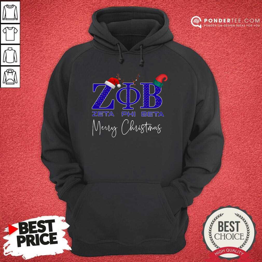 Happy Zeta Phi Beta Merry Christmas Shirt