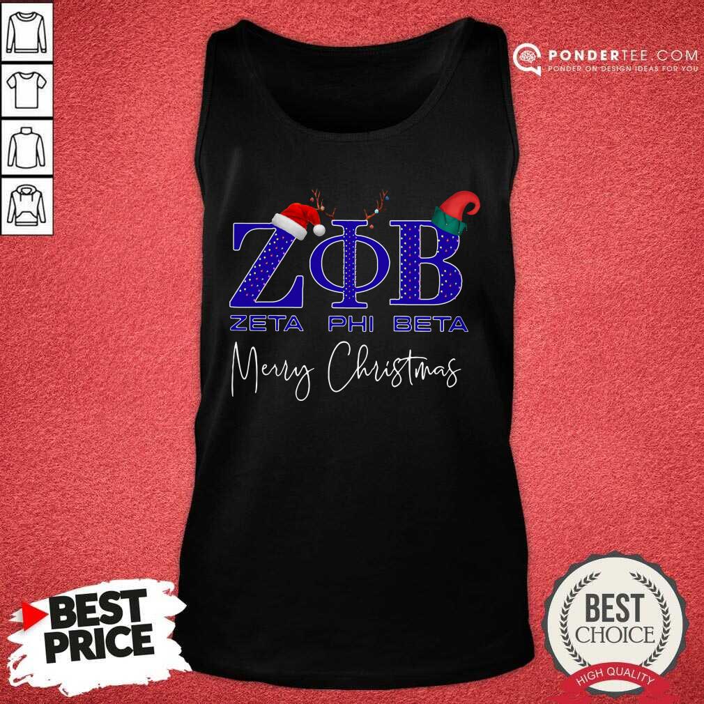 Happy Zeta Phi Beta Merry Christmas Shirt