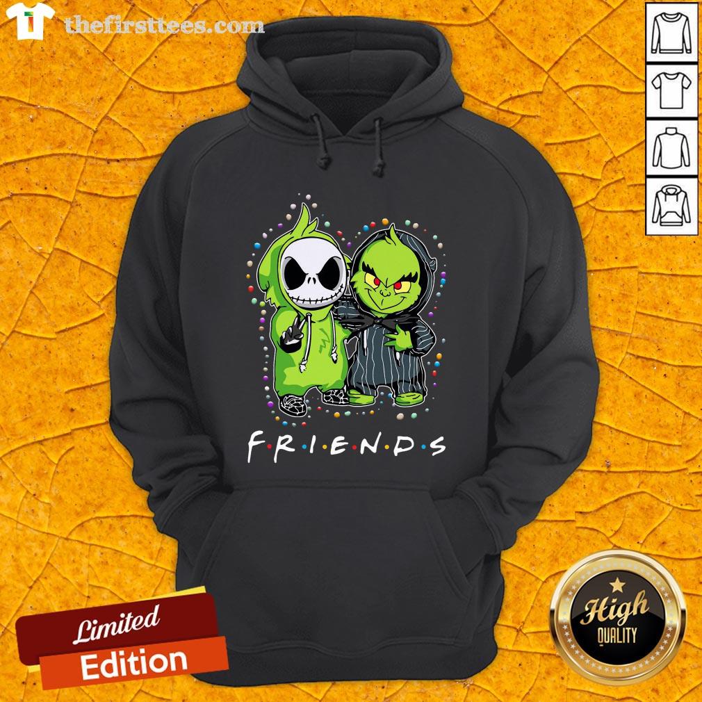 Baby Jack Skeleton And Baby Green Friends Light Christmas Shirt