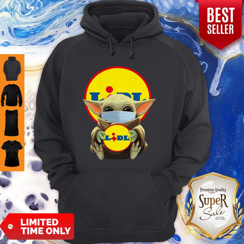 Nice Baby Yoda Face Mask Hug Lidl Shirt