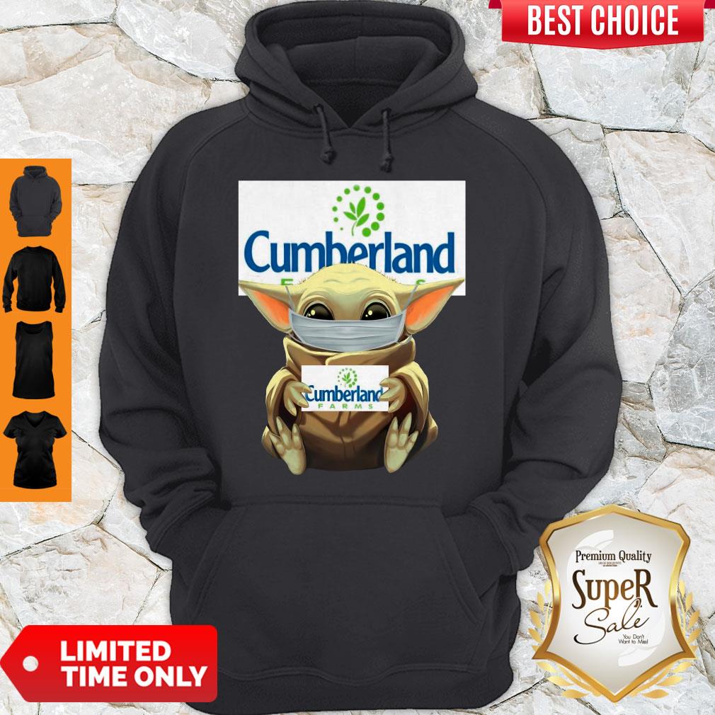 Pretty Baby Yoda Face Mask Hug Cumberland Farms Shirt