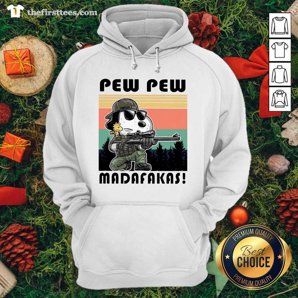 Lovely Snoopy Pew Pew Madafakas Vintage Shirt