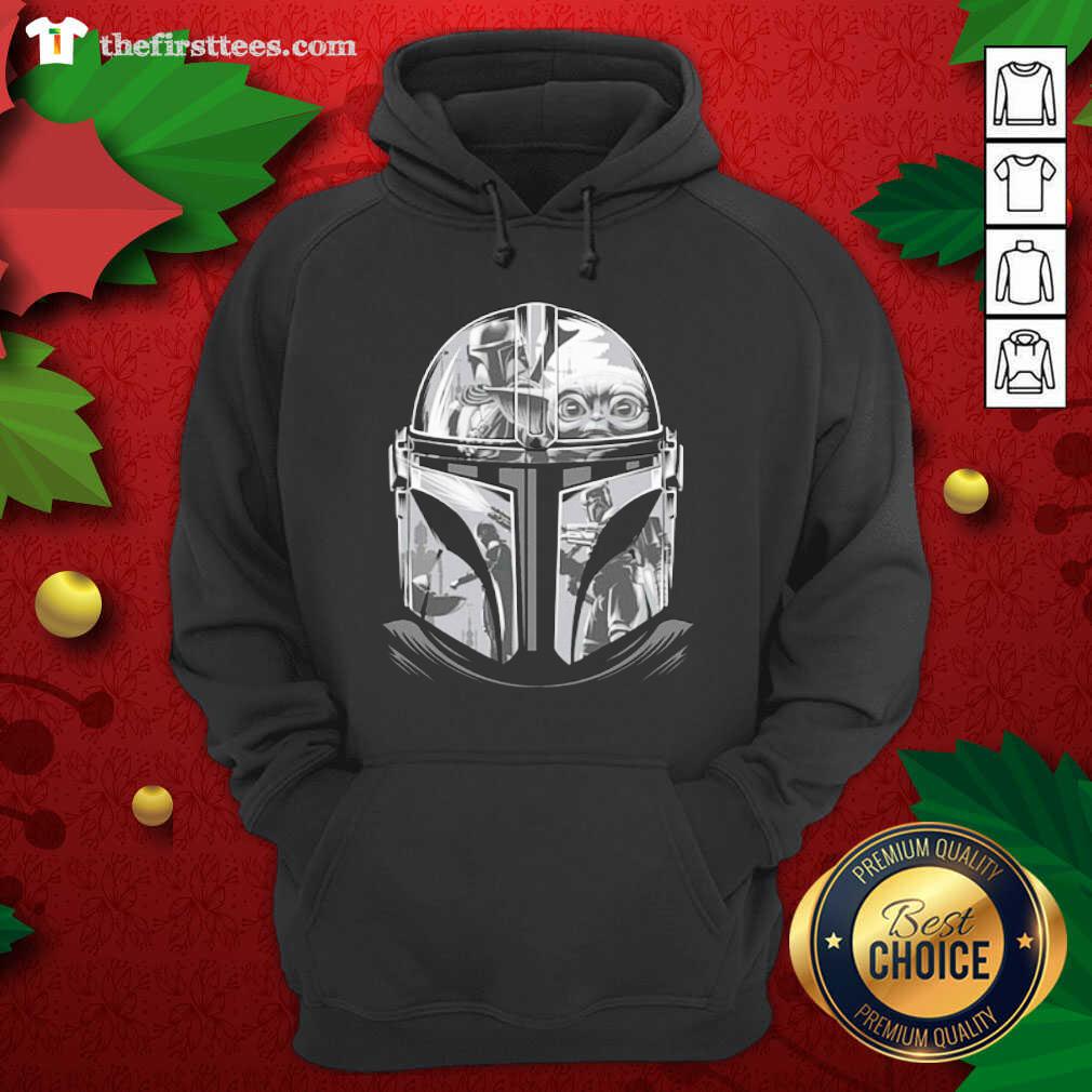 Cool Star Wars The Mandalorian Helmet Mandalorian Shirt