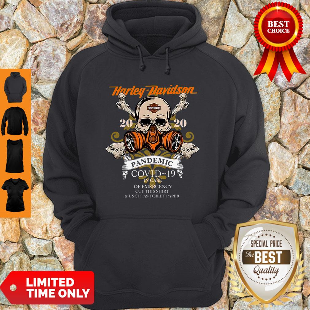Skull Harley Davidson 2020 Pandemic COVID-19 In Case Of Emergency Shirt
