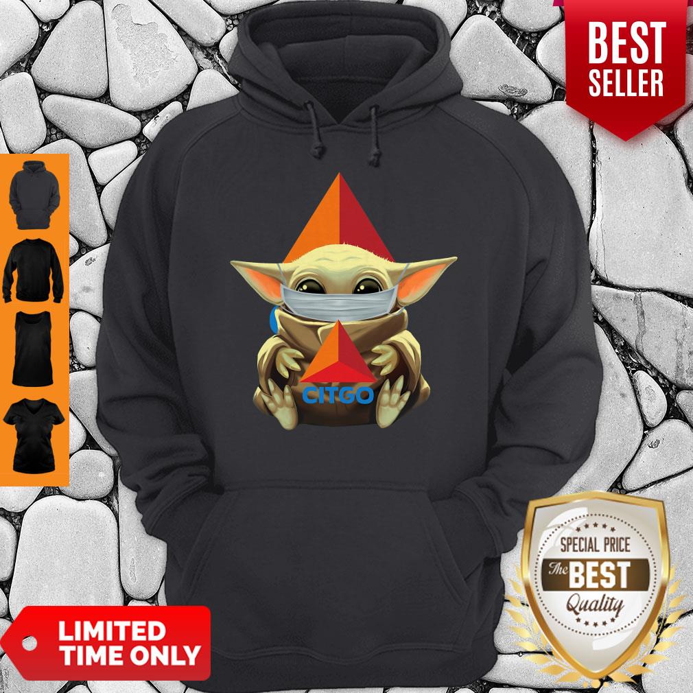 Pandemic Baby Yoda Face Mask Citgo Shirt