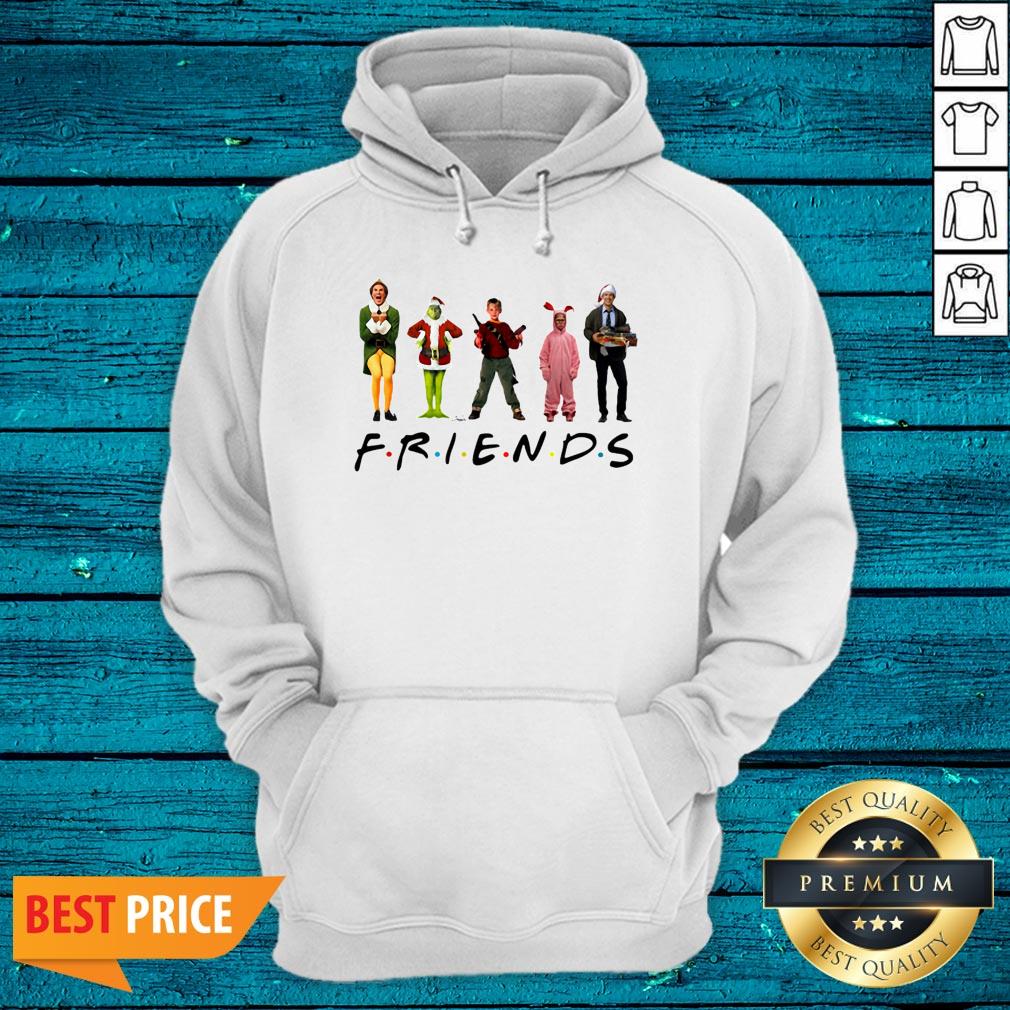 Hot Ralphie Brooke Nieter Elf Chevy Chase Grinch Face Friends Christmas Shirt