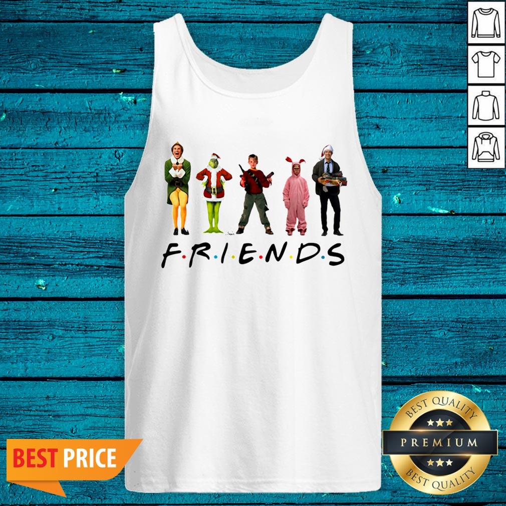 Hot Ralphie Brooke Nieter Elf Chevy Chase Grinch Face Friends Christmas Shirt