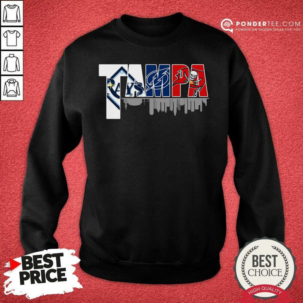 Hot Tampa Tampa Bay Rays Tampa Bay Lightning Tampa Bay Buccaneers Shirt