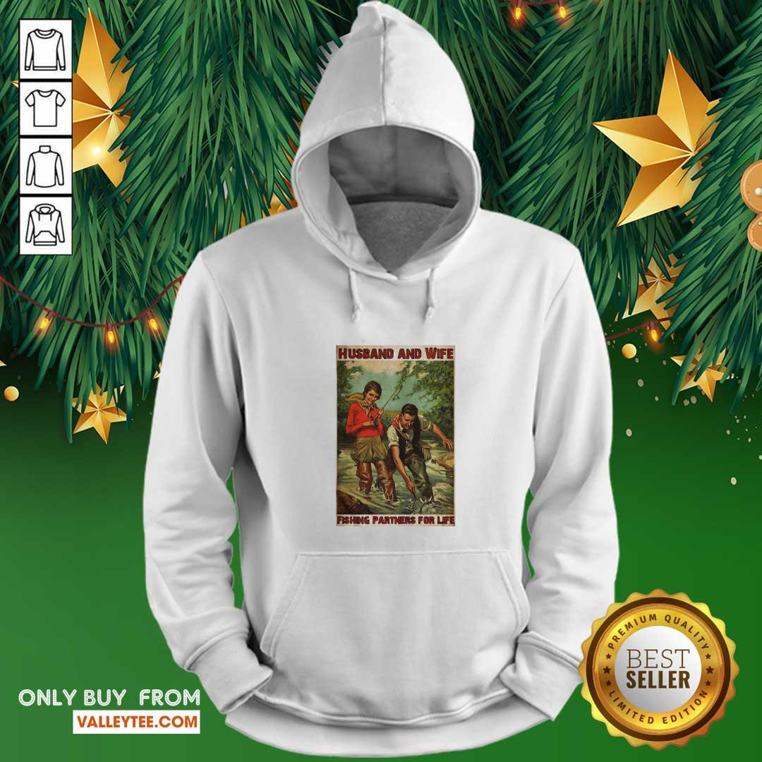 Nice Husband And Wife Fishing Partners For Life Shirt