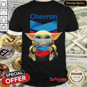 Top Star Wars Baby Yoda Mask Hug Chevron Covid-19 Shirt