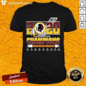 Original 2020 NFC East Division Champions Washington Redskins Shirt