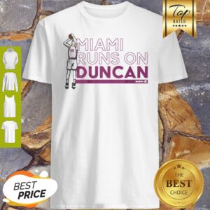Official Miami Heat Runs On Duncan Robinson 55 Shirt