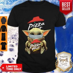 Funny Baby Yoda Mask Hug Pizza Hut Coronavirus Shirt
