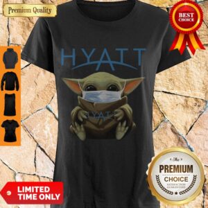 Premium Baby Yoda Mask Hug Hyatt Shirt