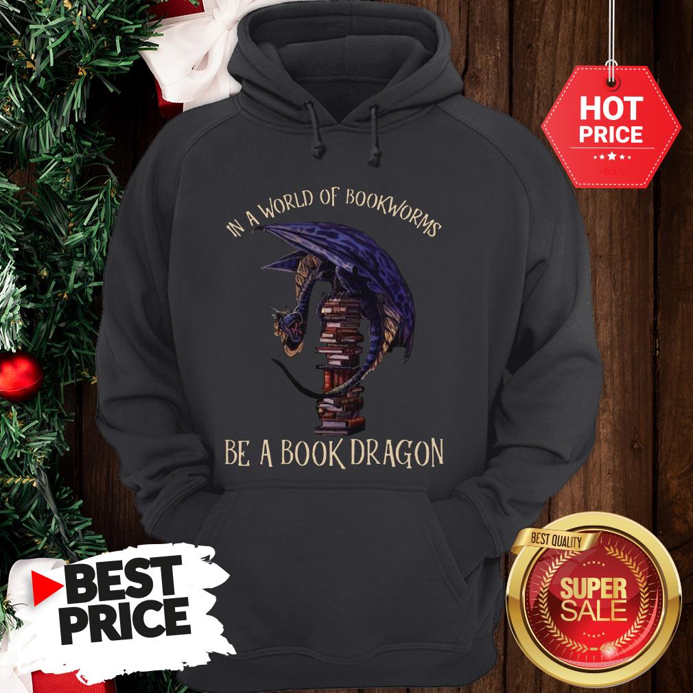 In A World Of Bookworms Be A Book Dragon Shirt