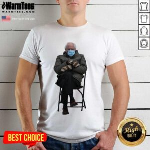 Funny Bernie Sanders’ Viral Inauguration Meme Is Now Immortalized In Shirt