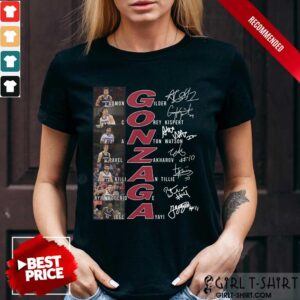 Ecstatic Gonzaga Basketball All Team Signature Shirt
