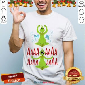 Hot Grinch Yoga Inhale Aaa Christmas Shirt