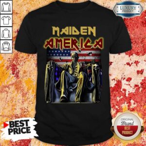 Perfect Iron Maiden American Flag Shirt