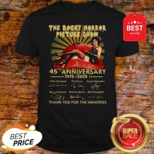 The Rocky Horror Picture Show 45th Anniversary 1975-2020 Signature Shirt