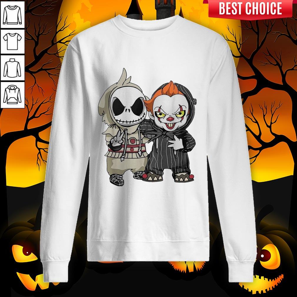Jack Skellington And Pennywise Friend Happy Halloween Shirt