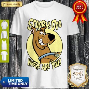Official Scooby Doo where are you shirt