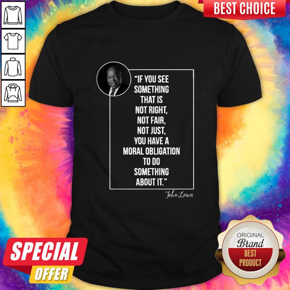 John Lewis Quote Good Trouble Shirt