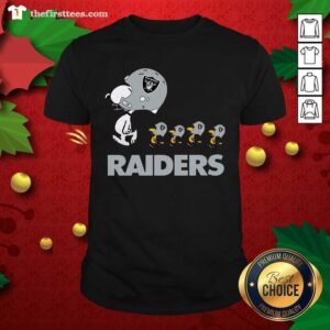 Cute Snoopy And Woodstock Oakland Raiders Shirt