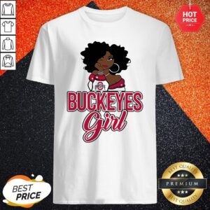 Nice Black Girl Ohio State Buckeyes Girl Shirt