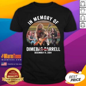 Hot In Memory Of Dimebag Darrell December 14 2004 Vintage Signature Shirt