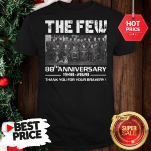 Hot Pretty The Few 80th Anniversary Thank You For The Memories Shirt