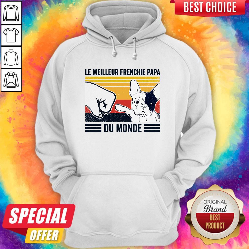 Le Meilleur Frenchie Papa Du Monde Vintage Shirt